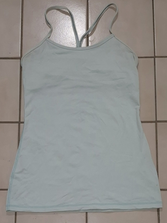 lululemon athletica Tops - Lululemon Power Y Tank *Luon Aquamarine Size 6